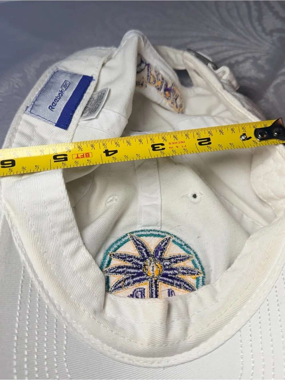 Reebok Los Angeles Sparks white cap with embroidery